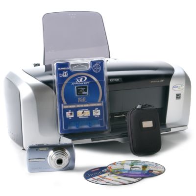 Olympus Stylus 760 7.1MP Digital Camera Package w $75 Rebate