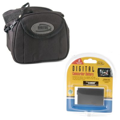 Sakar Lithium-Ion Rechargeable Battery & Mini Camcorder Bag