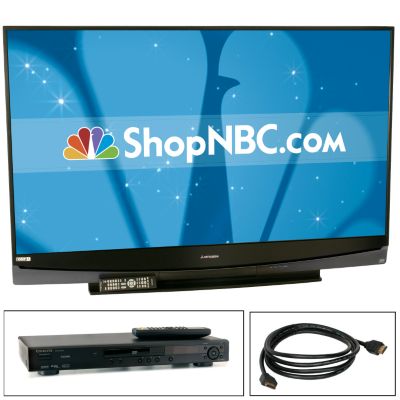 Mitsubishi 65" 1080p DLP HDTV Package