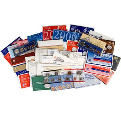 1965-2008 Mint Sets in Original Government Packaging