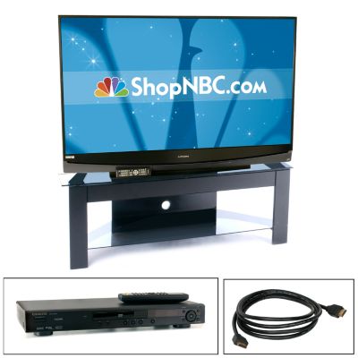 Mitsubishi 65" 1080p DLP HDTV Package & Stand