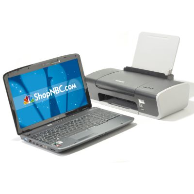 Acer Aspire 15.6 320GB Notebook w/ Printer, $100 Rebate & 3 Year Warranty