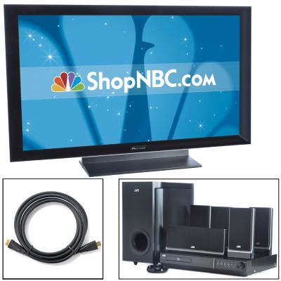 Pioneer 50" 1080p KURO Plasma HD Monitor & JVC DVD Home Theater Package