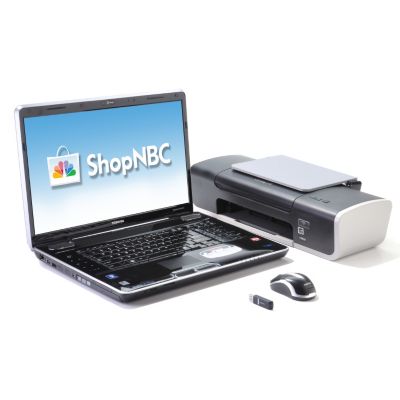V51745 - Toshiba 18.4" 500GB AMD Dual Core Notebook Package w/ Printer & $100 Rebate