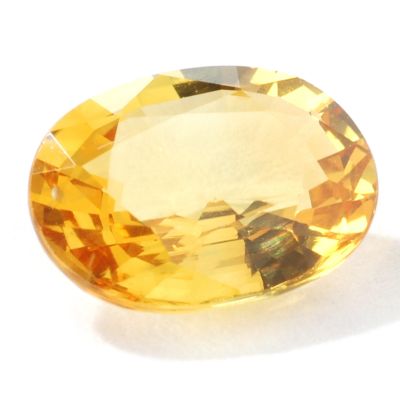 V75036 -  8 x 6mm Oval Cut 1.25ct Yellow Sapphire 