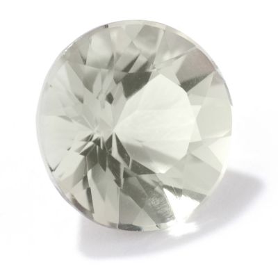 V75077 - 12mm Round Cut 5.15ct Mint Green Prasiolite