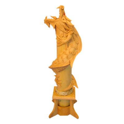 Hand-Carved Dragon Incense Holder