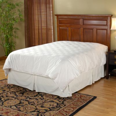 Dream Oaks 300TC Euro Check Baffle Box Down Comforter