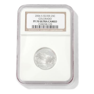 2006 Silver Colorado Quarter PF70 UC NGC