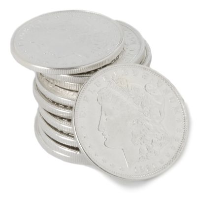10ct. 1921 Morgan Dollars AU