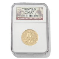 2008 $10 Andrew Jackson Liberty First Spouse Gold Coin MS70 NGC