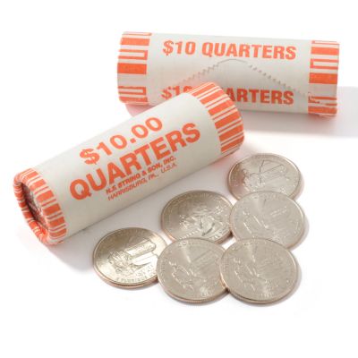 2009 District of Columbia Quarter Roll P & D Mints (2 Rolls Total)