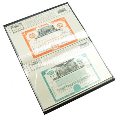 America's Great Corporations - 25 Different Stock & Bond Certificates
