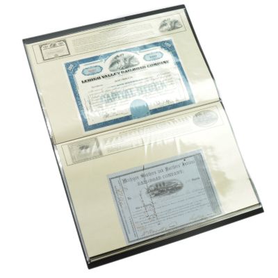 America's Great Railroads - 25 Different Stock & Bond Certificates