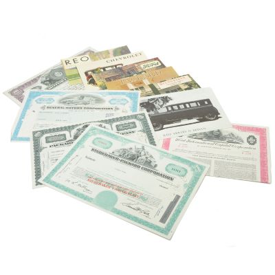 Five Certificates & Five Prints - Automotive Collection