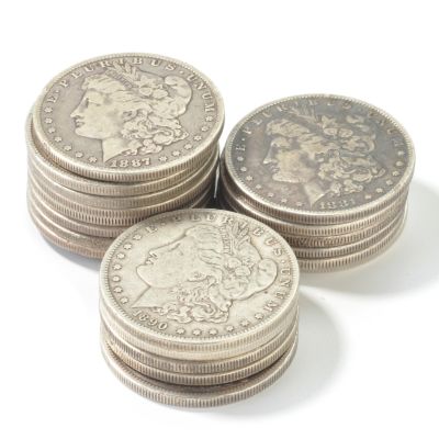 20 Different Morgan Dollars (VG-VF)