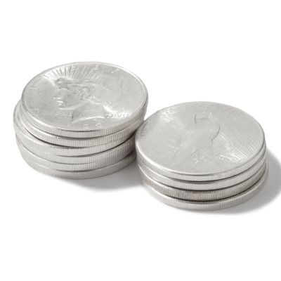 10ct. Peace Dollars AU/BU