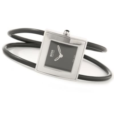 Hugo Boss Women's Swing Swiss Quartz Rubber Strap Watch