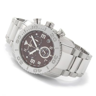 Swiss Legend Men's Commander Chronograph Stainless Steel Bracelet Watch
