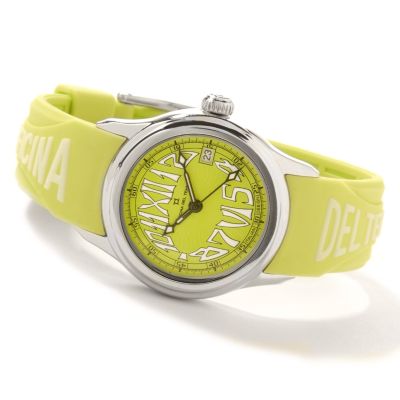 Officina Del Tempo Women's Safi Stainless Steel Rubber Strap Watch