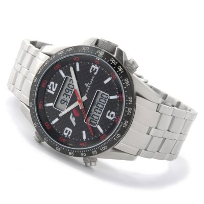 Jacques Lemans Men's F1 Multi-Function Ana-Digi Stainless Steel Watch
