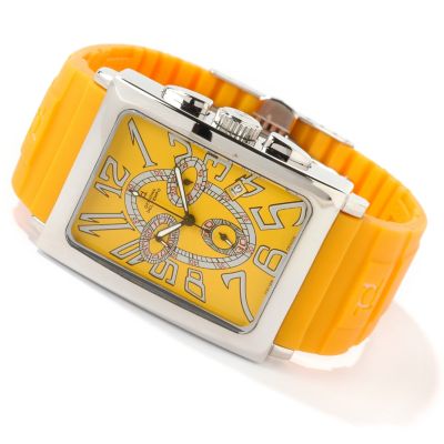Officina Del Tempo Men's Agadir Chronograph Rubber Strap Watch