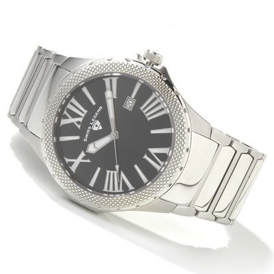 Swiss Legend Men? s Chantello Automatic Stainless Steel Bracelet Watch