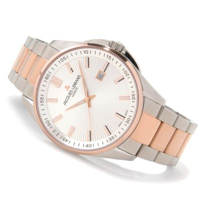 Jacques Lemans Men's Geneve Tempora Stainless Steel Watch