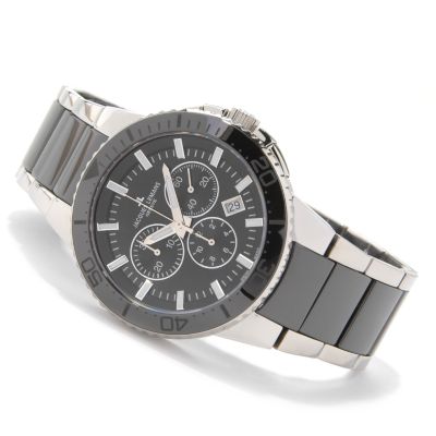 Jacques Lemans Men's Geneve Tempora Swiss Made Chronograph Bracelet Watch