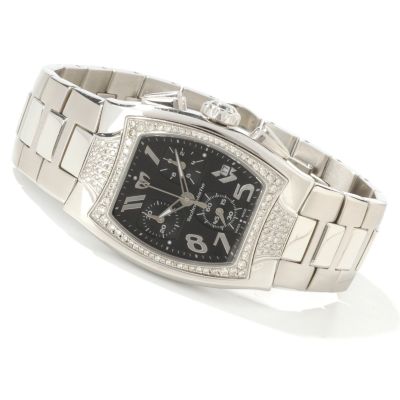 TechnoMarine Women's Diamond Swiss Quartz Chronograph Stainless Steel Watch