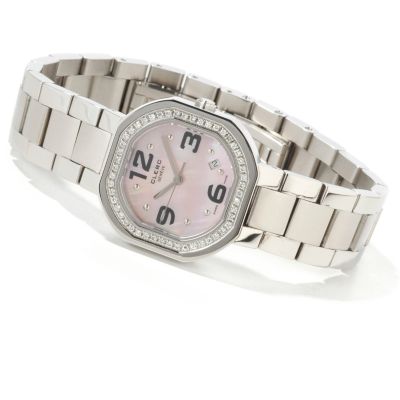 Clerc Women's C-One Diamond Swiss Made Stainless Steel Watch