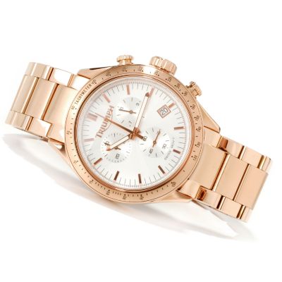 Triumph Men's Swiss Quartz Chronograph Stainless Steel Watch