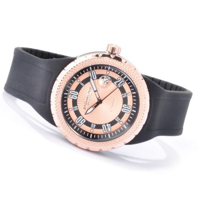 V90912 - Stuhrling Original Men's Florio Automatic Rubber Strap Watch