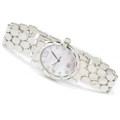 Rotary Women's Rocks Diamond Stainless Steel Bracelet Watch