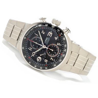 V90945 - Oris Men's Motor Sport TT3 Chronograph Titanium Bracelet Watch