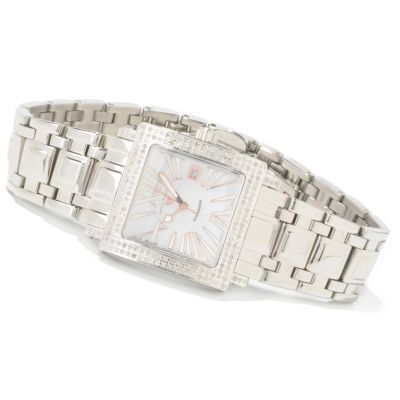 V90952 - Swiss Legend Women's Colosso Diamond Stainless Steel Watch
