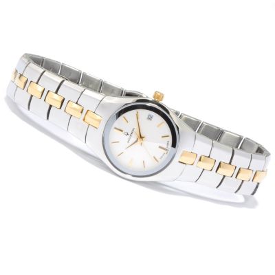 Accutron Women's Lucerne Swiss Made Two-tone Stainless Steel Bracelet Watch
