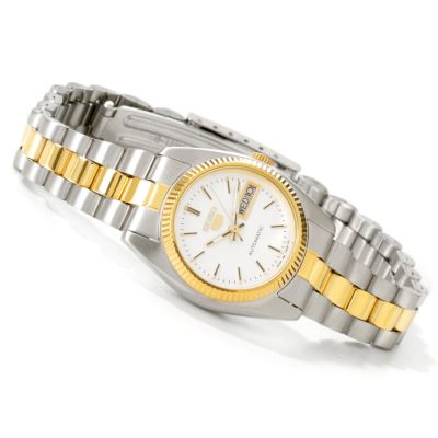Seiko Women's Automatic Day & Date Stainless Steel Bracelet Watch