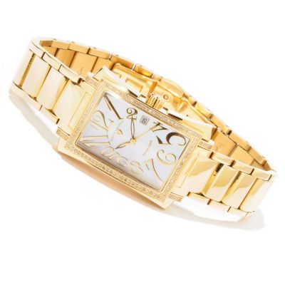 V91100 - Swiss Legend Women's Lady Bella Swiss Quartz Diamond Stainless Steel Watch