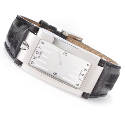 Movado Men's Elliptica Swiss Made Automatic Alligator Strap Watch