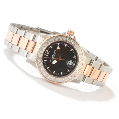 V91155 - Stuhrling Original Women's Regatta La Femme Diamond Stainless Steel Watch