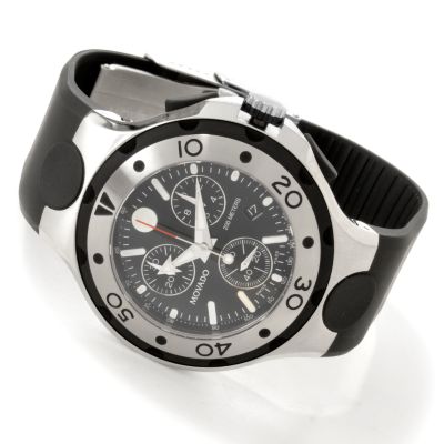 Movado Men's 800 Series Swiss Made Quartz Chronograph Rubber Strap Watch