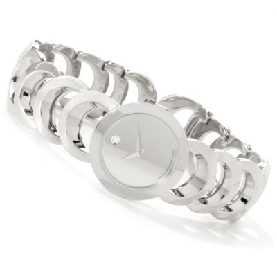 V91186 - Movado Women's Rondiro Swiss Quartz Stainless Steel Bracelet Watch