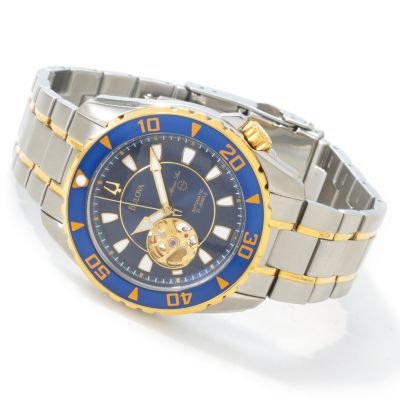 Bulova Men's Marine Star BVA Automatic Two-tone Stainless Steel Watch