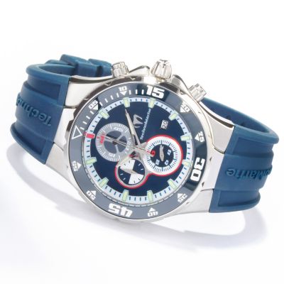 V91283 - TechnoMarine Men's Jubilee Chronograph Silicon Rubber Strap Watch