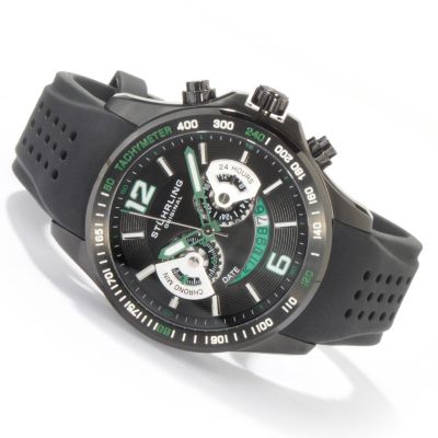 V91308 - Stuhrling Original Men's Chronograph Rubber Strap Watch