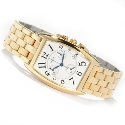 Coach Men's Chronograph Gold-tone Stainless Steel Bracelet Watch