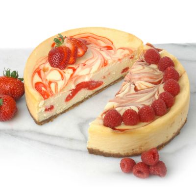 Papa's Desserts 8" Duo Fruit Cheesecake Sampler