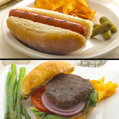 HeartBrand 16- 4oz Kobe Burger & 16- 4oz Kobe Beef Frank Combo
