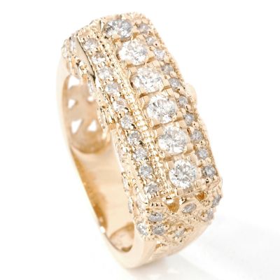 14K RG, WG or YG 1.00ct Diamond 